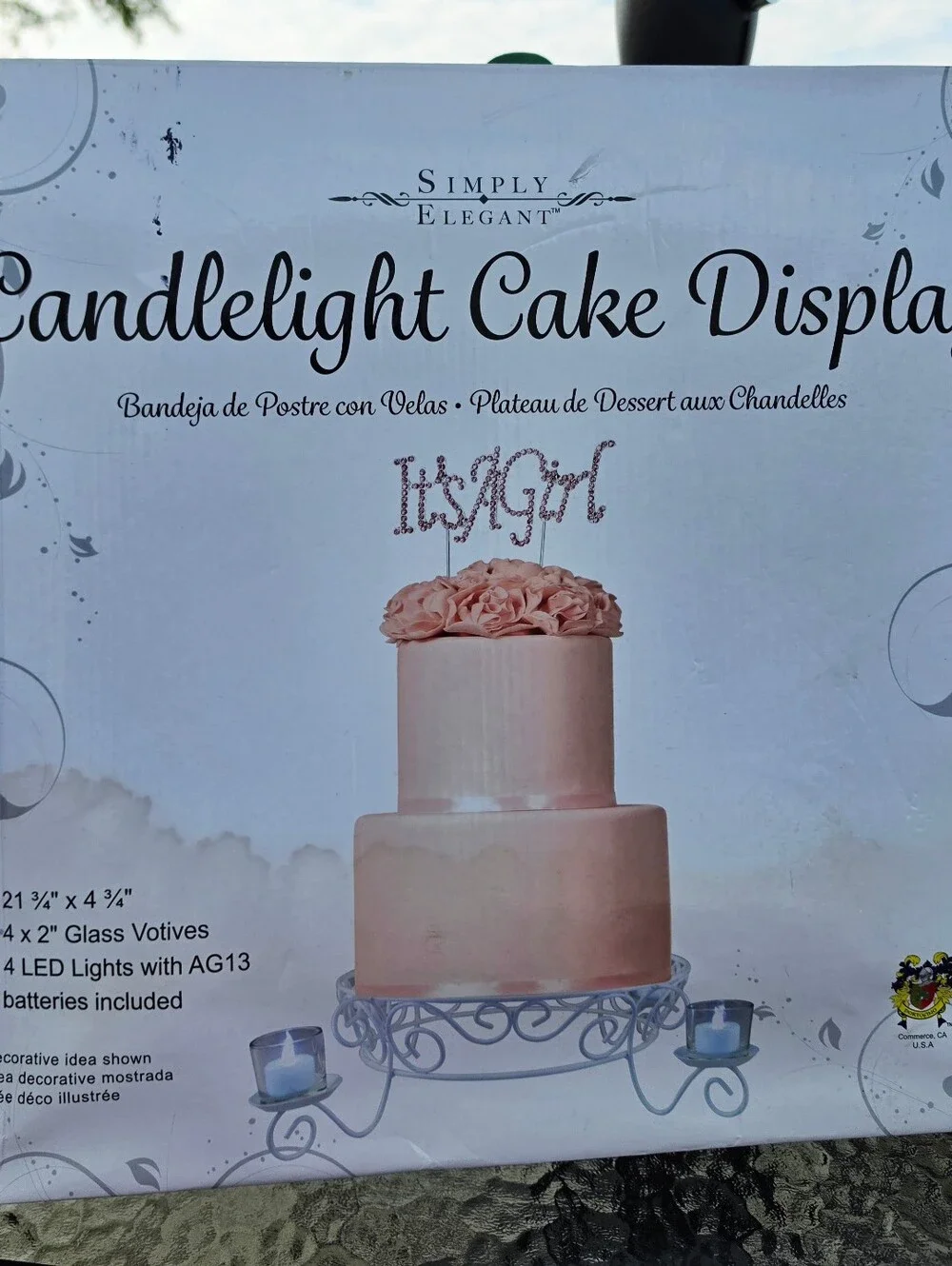 Candlelight Cake Display